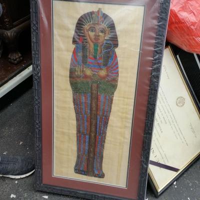 egyptian painting on papyrus