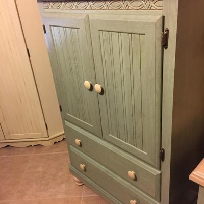 Green Chest of Drawers/Armoire $185