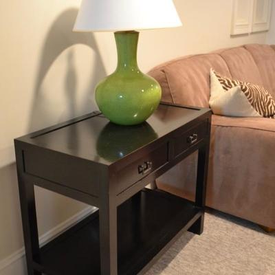 Crate & Barrel 2-drawer table