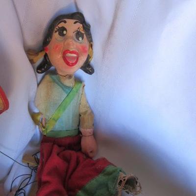 Vintage marionette doll