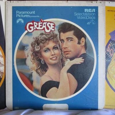 Vintage video disc of Grease from RCA