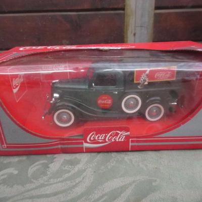 Vintage Coca Cola collectible trucks