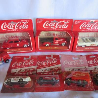 Coca Cola vintage cars and trucks