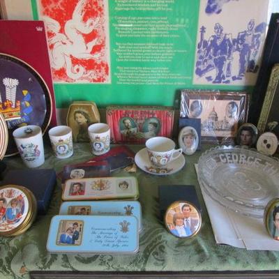 The Royal Family collection of souvenirs, some rare finds