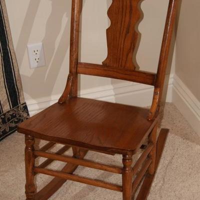 Antique Oak rocker.