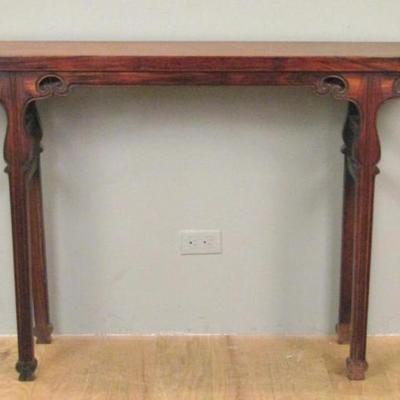 Lot 0366: Antique Chinese Carved Wood Altar / Console Table
Est. $300 - $500