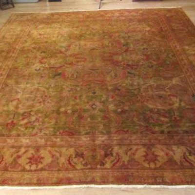 0401: Large Oriental (Indian) Carpet - 12' X 15' 3