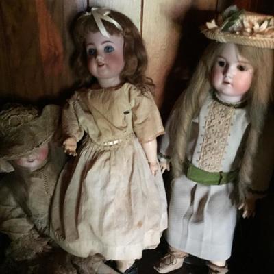 Simon & Halbig, Jumeau and others dolls