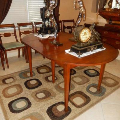 Antique Dining Table & Chairs 