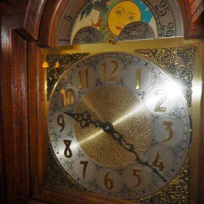 Face of Heritage Grandfather Clock