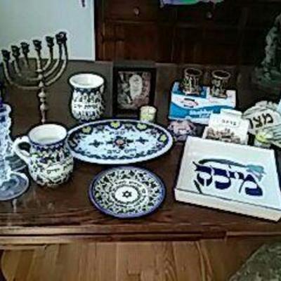 Ceramic Judaica and Rabinowitz Meditation Box