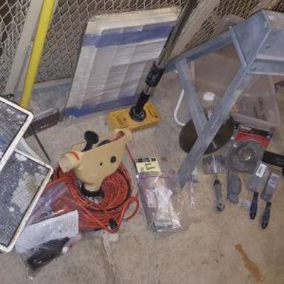 WAE020 Drywall Tools & Supplies - Floor Scraper, Sander, Winder More

