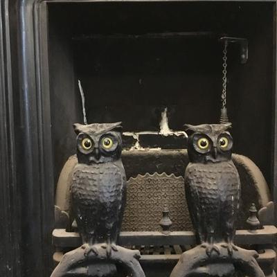 Owl Andirons 