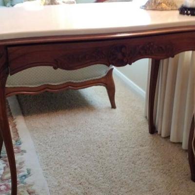 Marble top library table