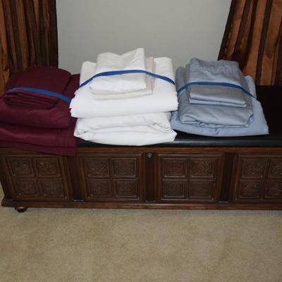 Bed Linens & Storage Cabinet