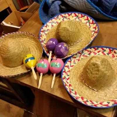 Mexican hats & maracas 