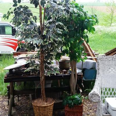 faux potted trees 6 foot