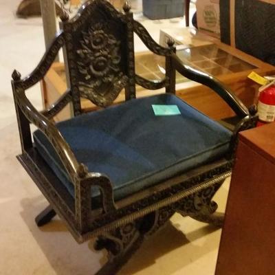 east Asian throne chair