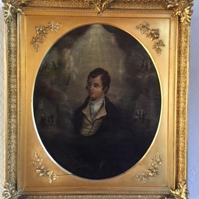 1848 Portrait of Robert Burns, the Scottish poet