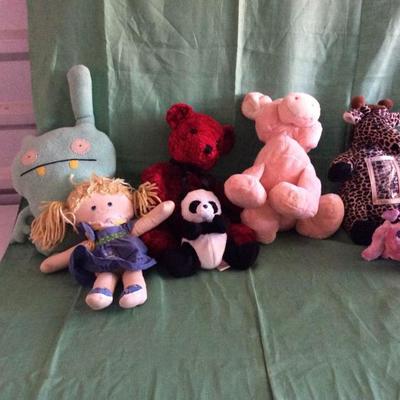Assortment of Stuffed Toys