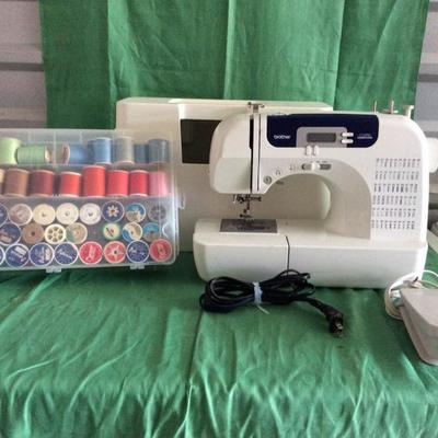 Brother Computer Sewing Machine and Misc Threads