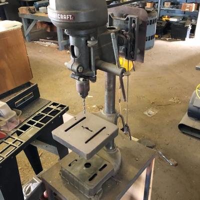 Drill Press and table it is attached to.  35.00