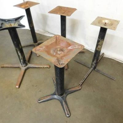 5 Dining Height Metal Table Bases