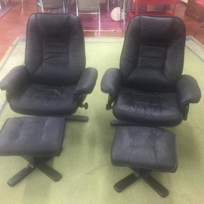 Leatherette Reclining Chairs & Stools