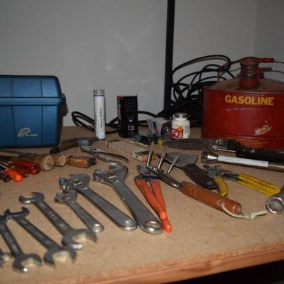 Tools & Gasoline Can