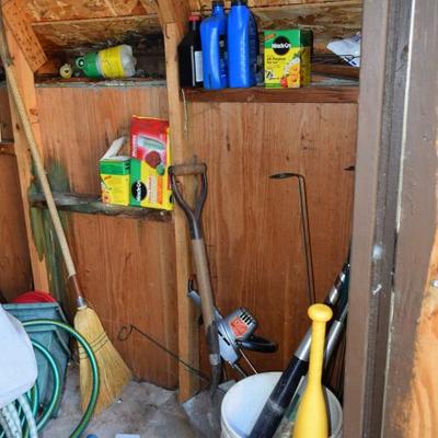 Baseball Bats, Garage Tools, & Gardening Items