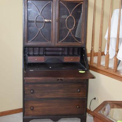 Cabinet with Fold Out Desk Top