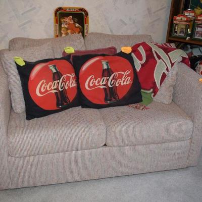 Coca Cola Pillows & Sofa
