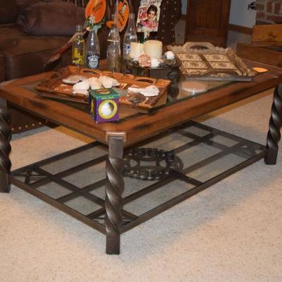 Coffee Table & Assorted Decor