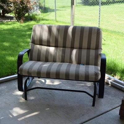 Patio Bench with Cushion