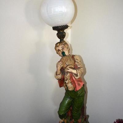 Vintage lamp w/ original glass