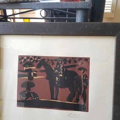 Picasso signed numbered litho