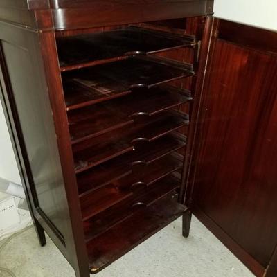 sheet music or vinyl record cabinet 