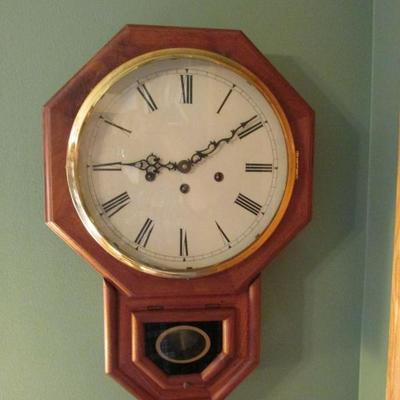 Hand made schoolhouse clock