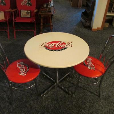 Coca Cola bistro set