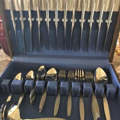 Silver plate set MCM style 