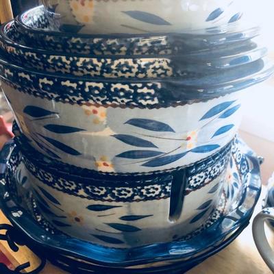 Blue dishware and serving pieces we are filled to the brim with this pattern all sold separately