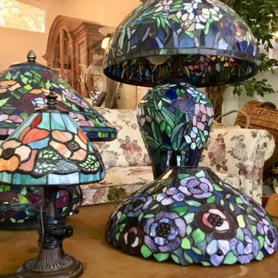Stained glass lamps 