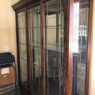 Picture of empty curio cabinet