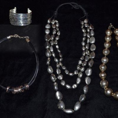 Sterling and costume jewelry