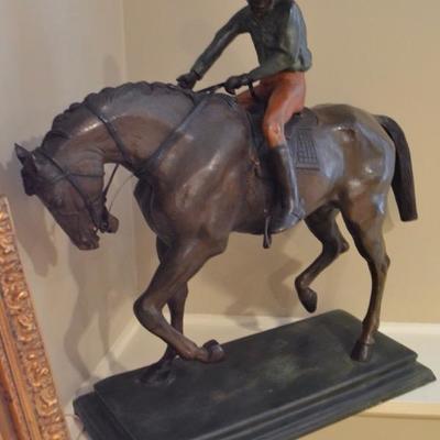Reproduction of "Le Grand Jockey" by Isidore Jules Bonheur