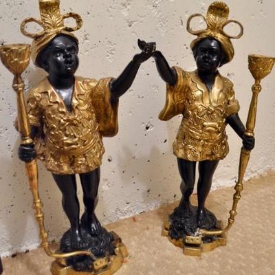 Blackamoor candle holders