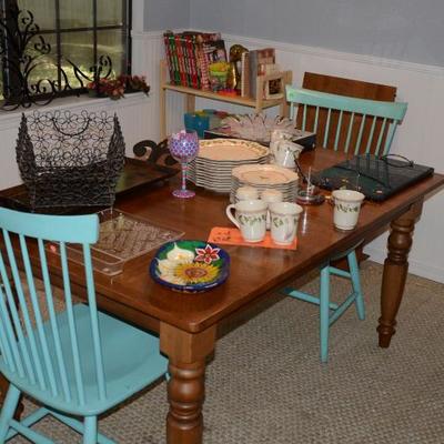 Table and chairs by Ethan Allen