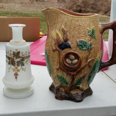 bristol glass majolica