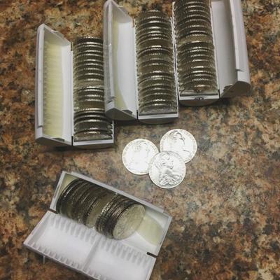 Silver re-strike Thaler coins 