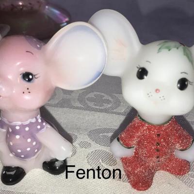 Fenton Mouse Figurines 